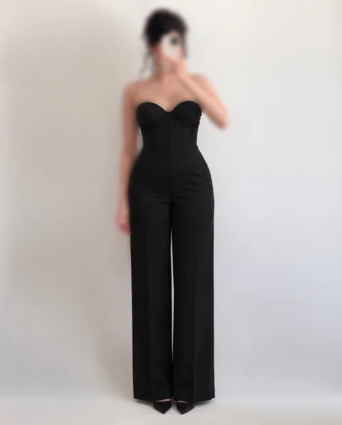 چامپسوت کرپ فنردوزی شده zara